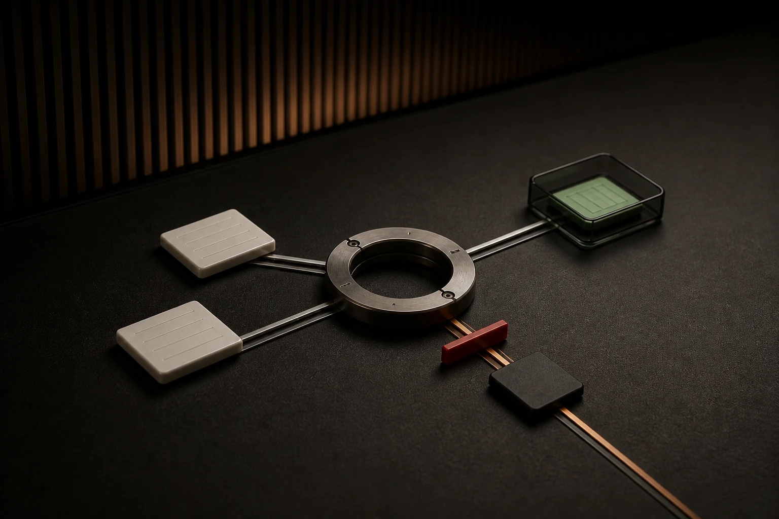 A material study of reusable ivory and machined-metal instruments.