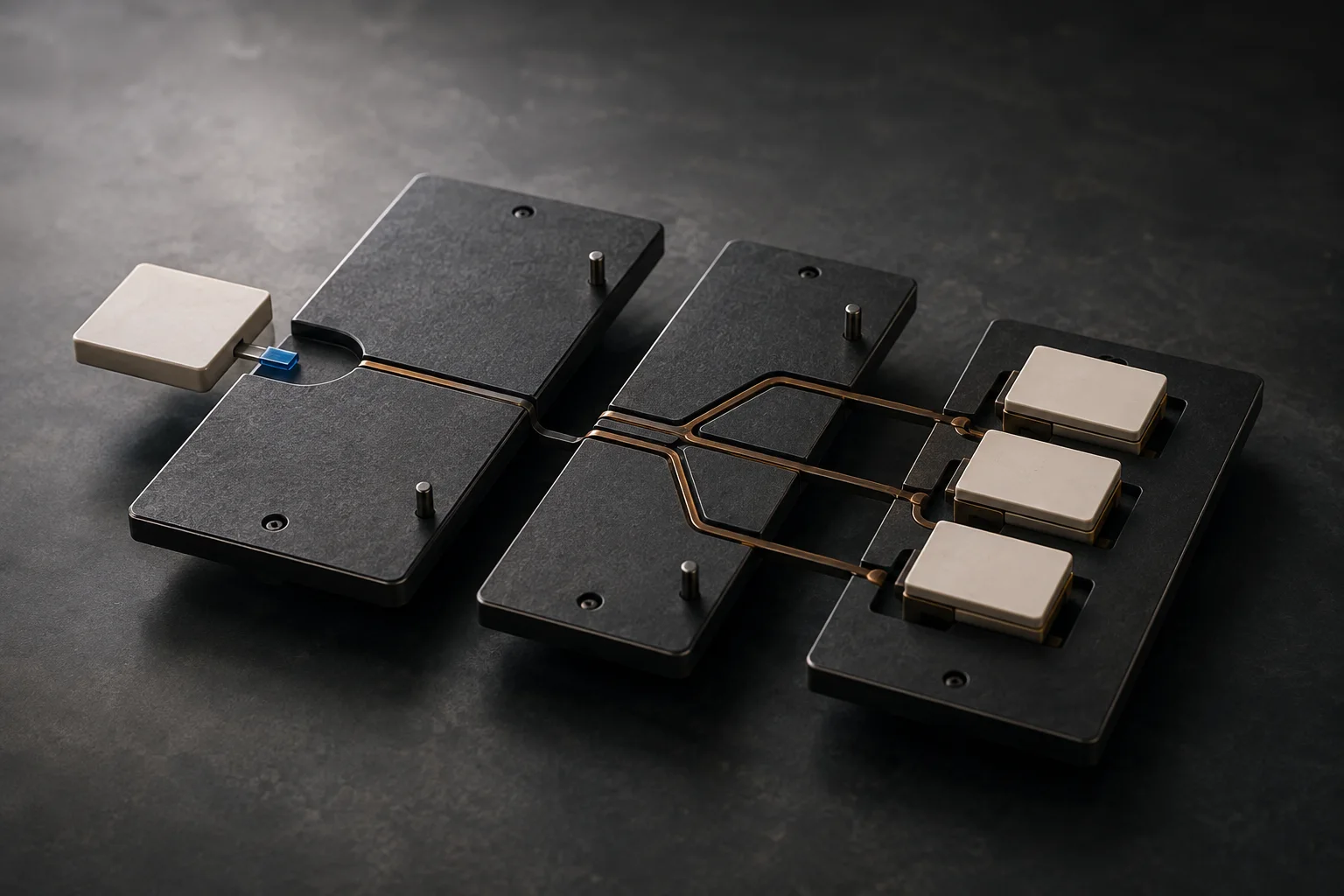 A material study of reusable ivory and machined-metal instruments.